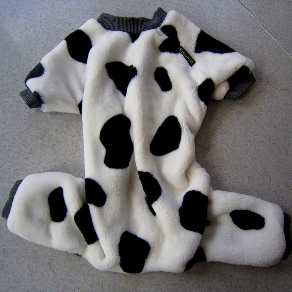 Fitwarm Other - Fitwarm Medium Dog Pajamas Cow Print